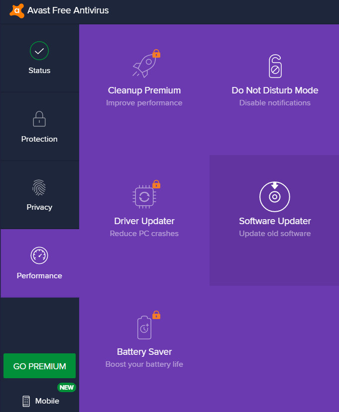 avast free antivirus security and driver updater